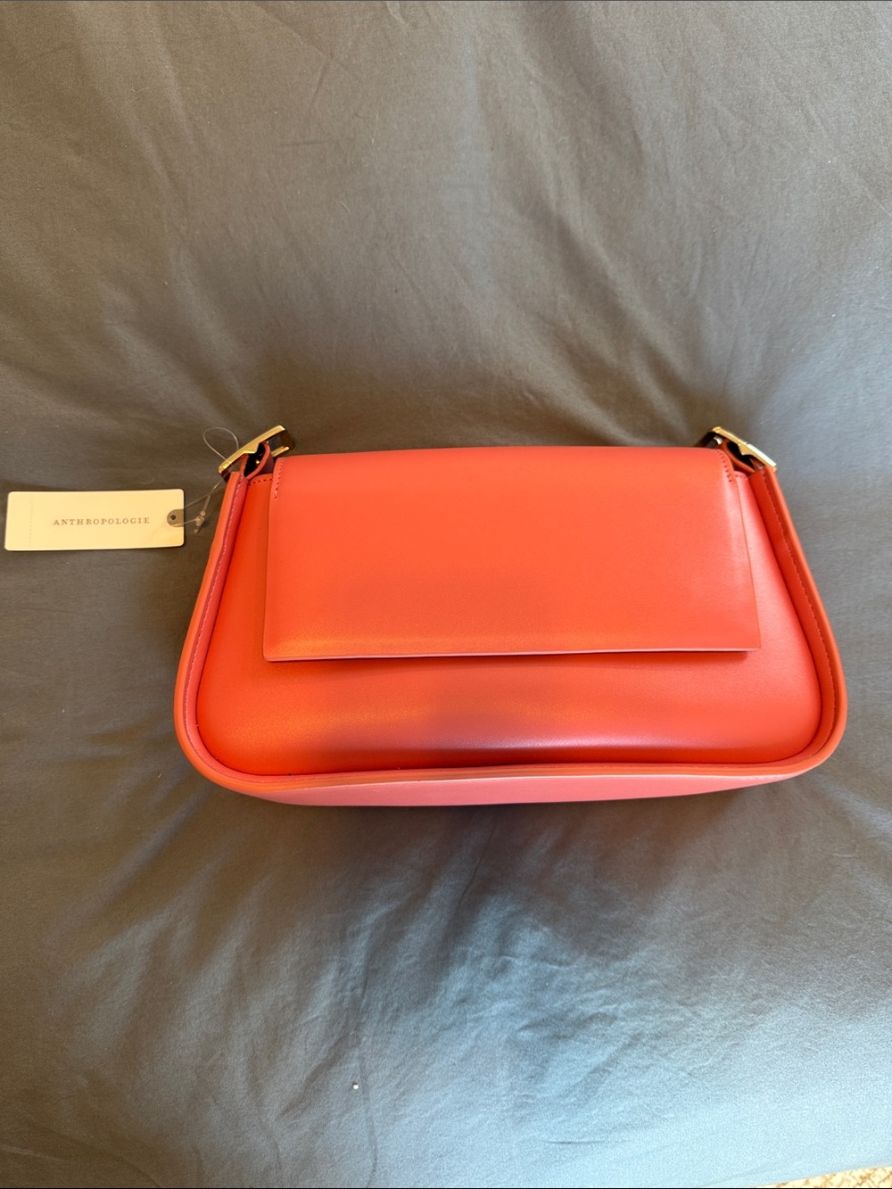 Anthropologie Pink/Rose Leather Shoulder Bag